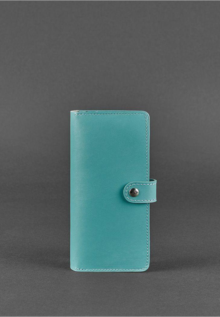 Портмоне жіноче шкіряне з відділенням на блискавці, фото 1