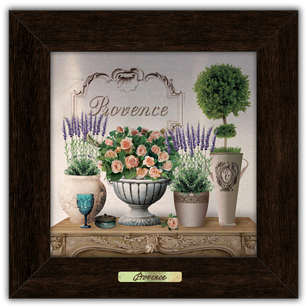 Декоративна картина з металу та натурального дерева  Букет троянд пркм02к10х10 Тур-Колекшн