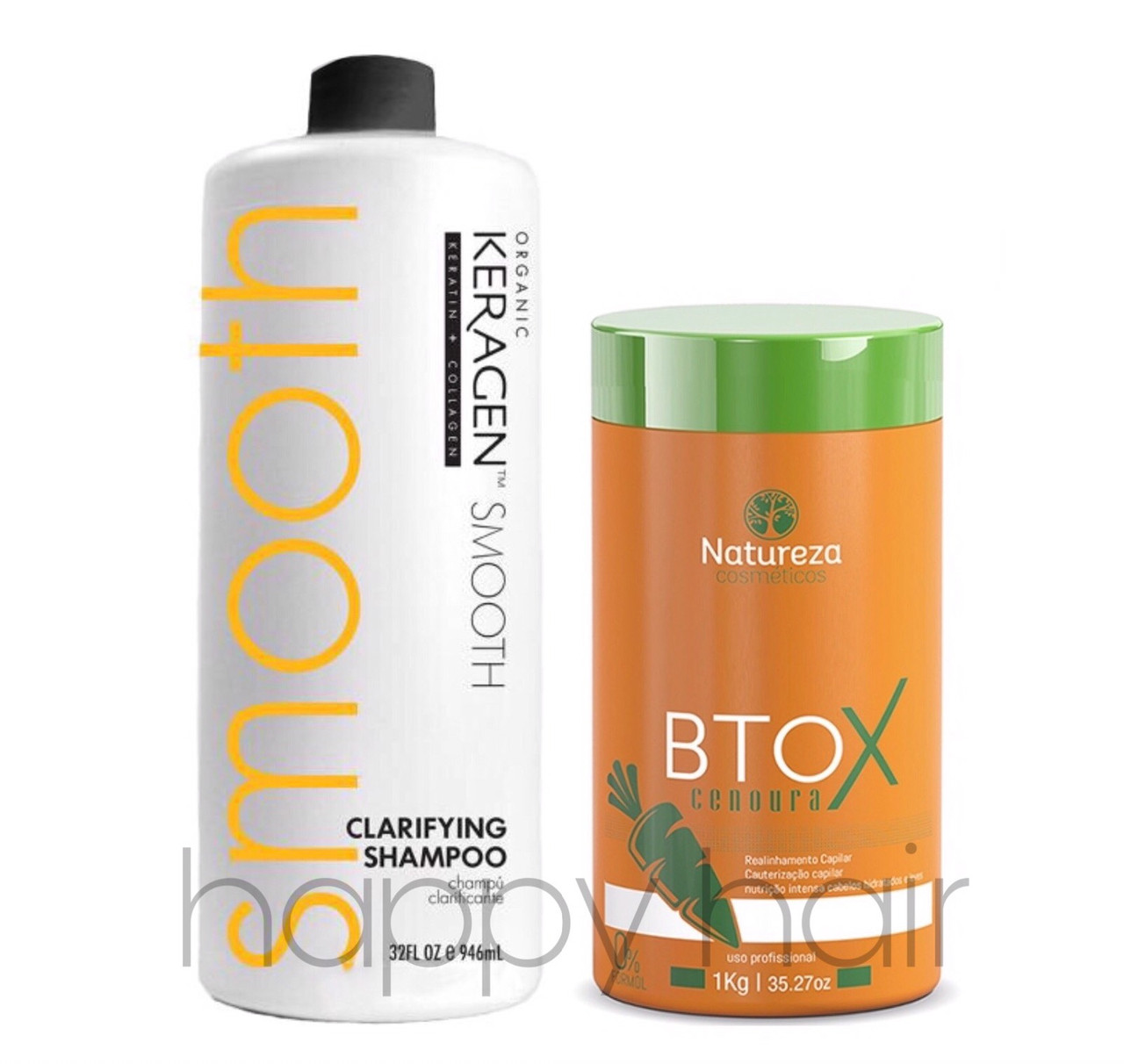 NATUREZA BTOX Cenoura Набір ботекс для волосся 2х1000 мл