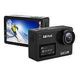 Action камера SJCAM SJ8 Plus з роздільною здатністю Native 4K і повною комплектацією (Чорний), фото 2