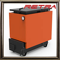 Твердотопливный шахтный котел отопления РЕТРА-6М 32 кВт orange, 3 года гарантия