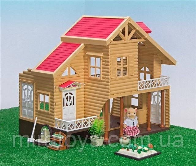 ✅Тварини флаксові Happy Family 012-03 Будиночок аналог Сільваніан Феміліс (Sylvanian Families)
