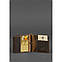 Чоловіче шкіряне портмоне темно-коричневе 1.0 затиск для грошей, фото 3
