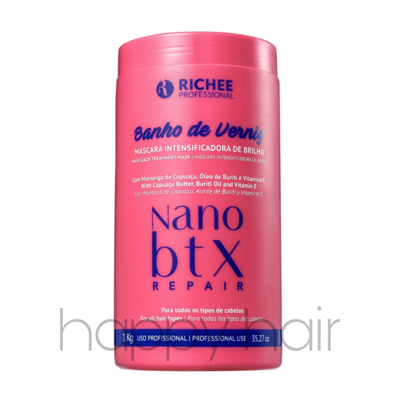 Richée Banho de Verniz Nano Btx ботекс-глянець для волосся 1000 г