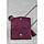 Кожаная женская сумка Элис бордовая, фото 4