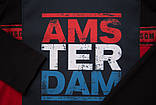Реглан для хлопчика, SmileTime Amsterdam, чорний з червоним, фото 3