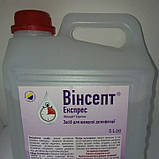 Розчин ВІНСЕПТ Експрес, 5л, засіб для швидкої дезінфекції,, фото 2