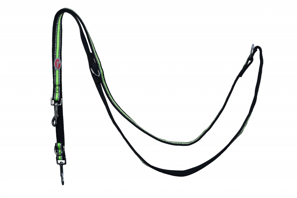 Повідець Pet Nova Adjust L 2.0 х 240 см Чорний (з відбивачем), фото 1