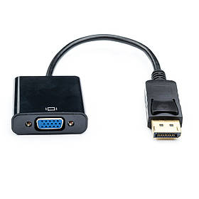 Перехідник DP to VGA кабель 10см адаптер конвертор DisplayPort