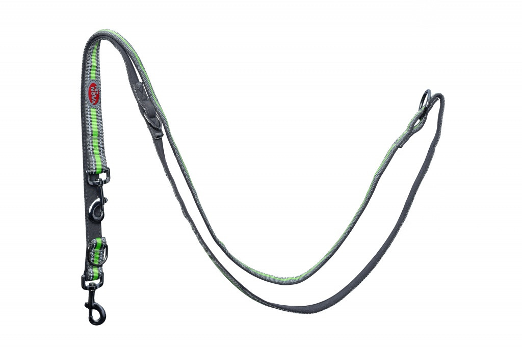 Повідець Pet Nova Adjust XL 2.5 х 240 см Сірий (з відбивачем)
