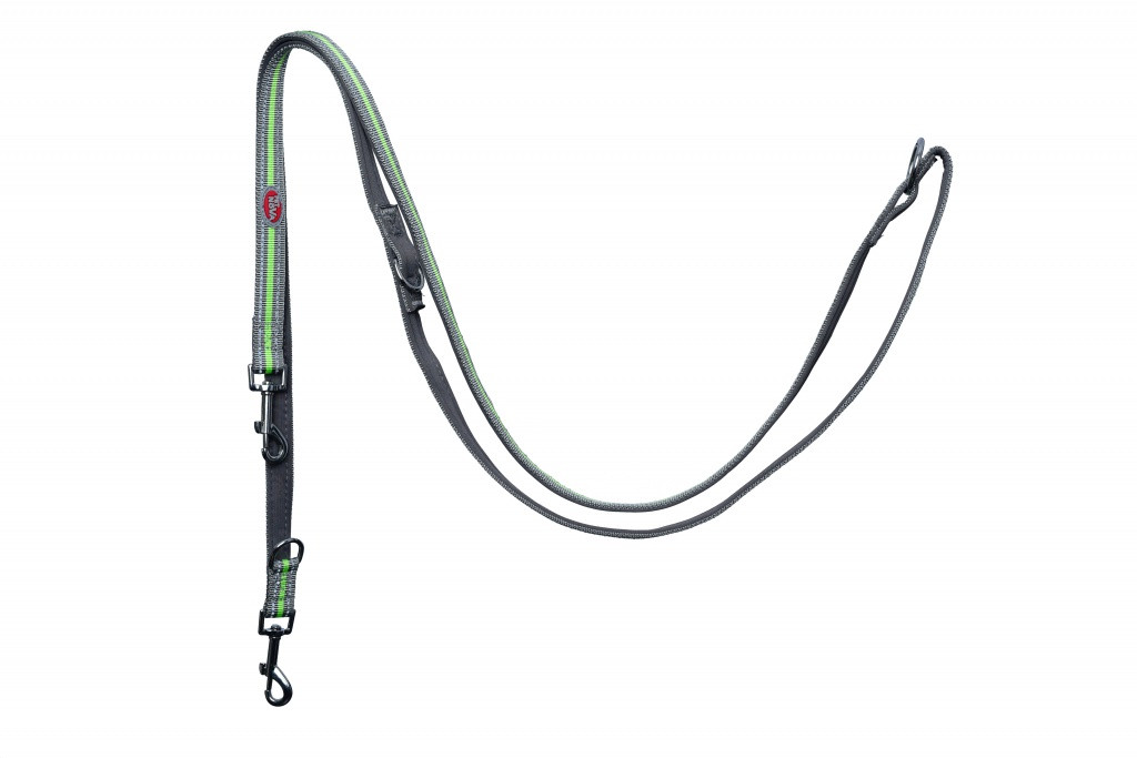 Повідець Pet Nova Adjust L 2.0 х 240 см Сірий (з відбивачем)