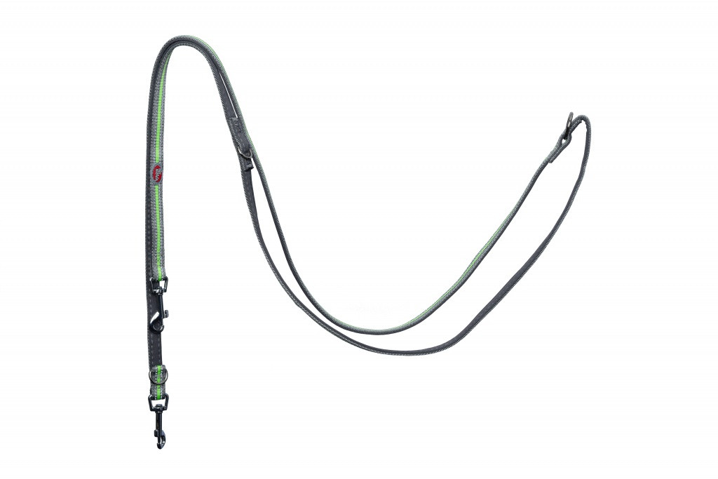 Повідець Pet Nova Adjust S 1.5 х 240 см Сірий (з відбивачем)