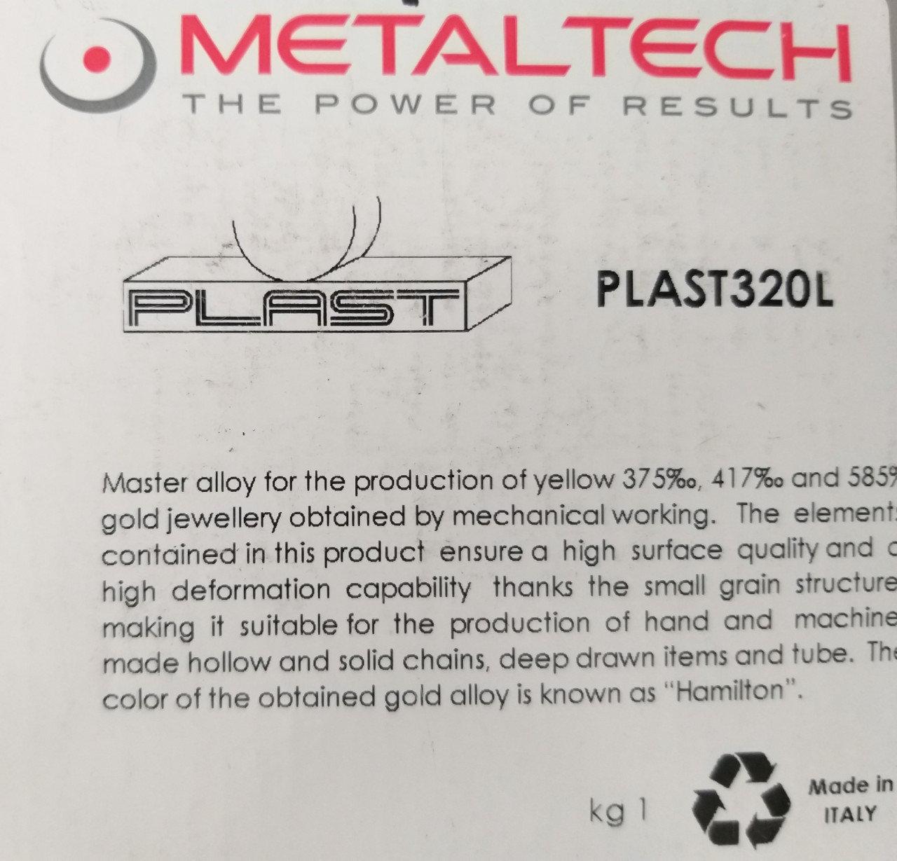 Лігатура для жовтого золота (AU) 585, прокат, Metaltech