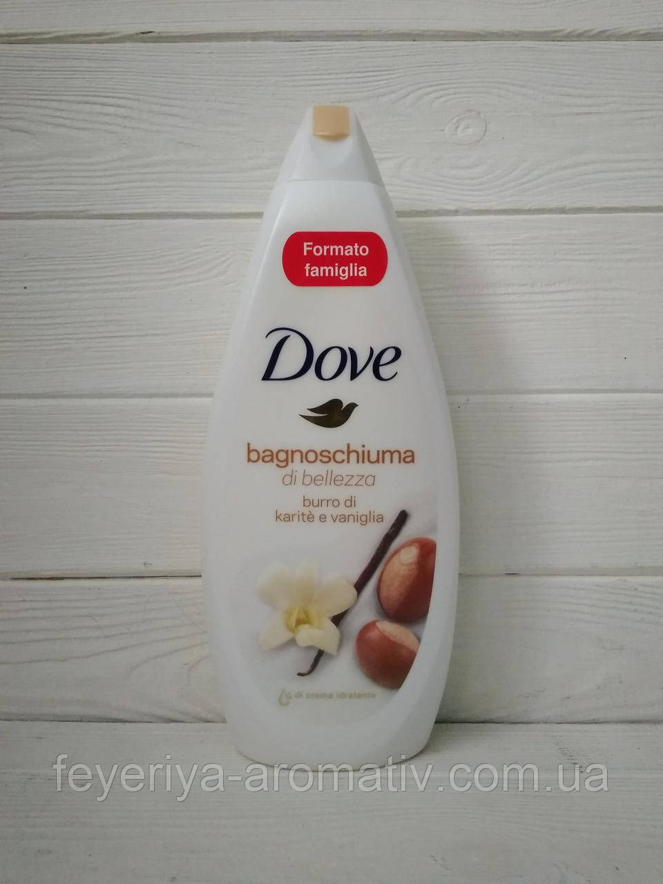 Гель для душу Dove олія ши та пряна ваніль, 700гр (Нідерланди)