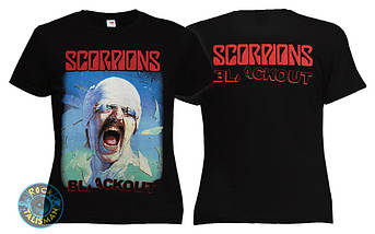 Футболка жіноча SCORPIONS Blackout, фото 2