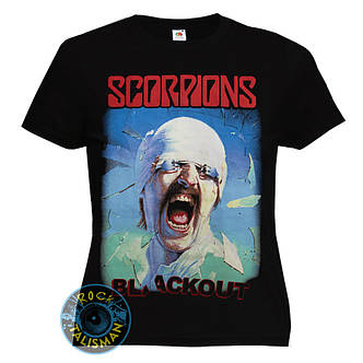 Футболка жіноча SCORPIONS Blackout, фото 2
