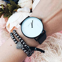 Годинник жіночий наручний із мармуровим циферблатом. Два кольори