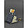 Мужское кожаное портмоне черное 10.0 зажим для денег, фото 4
