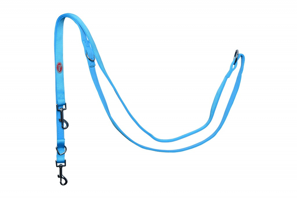 Повідець Pet Nova Adjust L 2.0 х 240 см Блакитний, фото 1