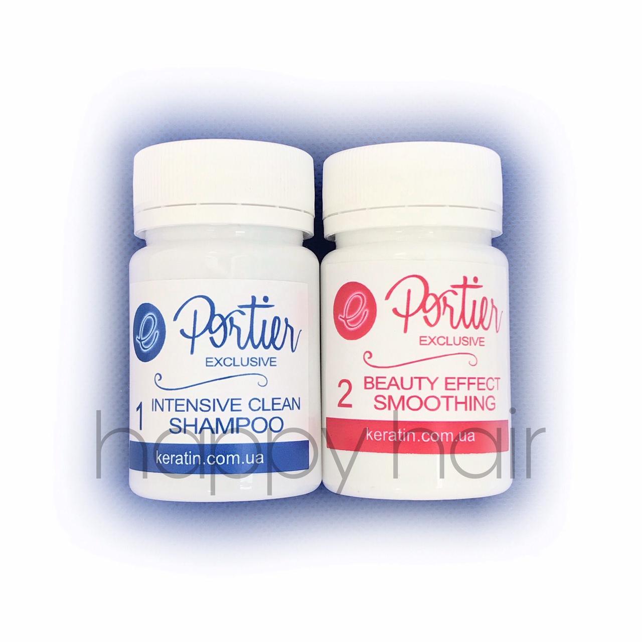 Kit Portier Exclusive Набір для кератинового випрямлення 2х200 м