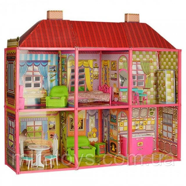 Кукольный домик 6983 с мебелью