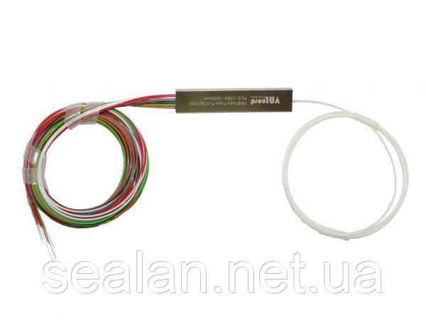Дільник оптичний 1x12, 0.9мм, без конекторів, сплітер (Splitter PLC) волокно G657A ValCord