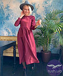 Сукня міді трикотажне, фото 3