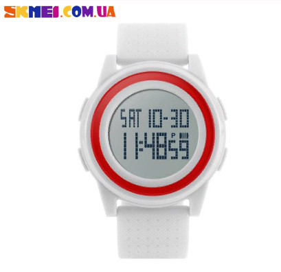 Спортивний годинник Skmei 1206 White. Водонепроникний.