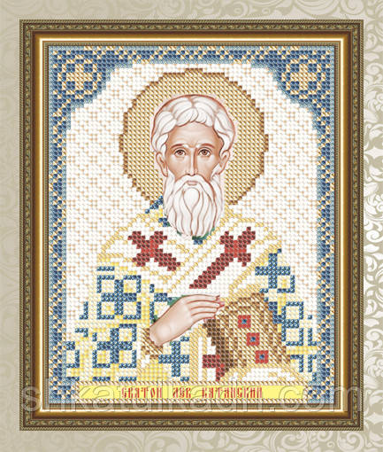Схема для вишивки бісером іменна СВЯТИЙ ЛЕВ КАТАНСКИЙ