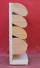 Торгові хлібні стелажі «Колумб» 200х125 см, кошики з натурального дерева, Б/у, фото 6