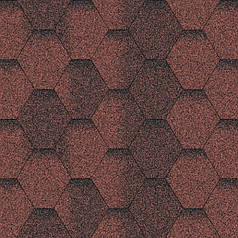 Бітумна черепиця акваізол Червоний ЕКО