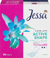 Ежедневные гигиенические прокладки Jessa Slipeinlagen Active Shape Frischeduft, 50 шт.