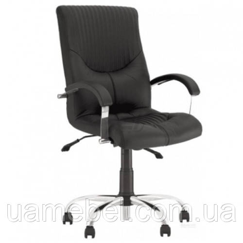 Крісло для керівника GERMES (ГЕРМЕС) STEEL LB CHROME COMFORT, фото 1