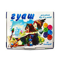 Гуаш "тетрада" 12 кольорів по 10 мл