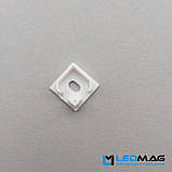 Бічна заглушка профілю для кутового LED профілю 16 х 16 мм прямокутна, фото 3