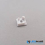 Бічна заглушка профілю для кутового LED профілю 16 х 16 мм прямокутна, фото 2