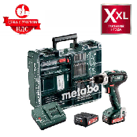 Аккумуляторный шуруповерт Metabo PowerMaxx BS 12 Set (12 В, 2 А/ч, двухскоростной)