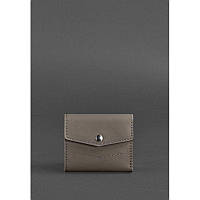 Жіночий шкіряний гаманець 2.1 темно-бежевий, фото 1