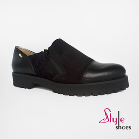 Туфлі жіночі замшеві чорні “Style Shoes”