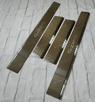 Накладки на пороги SKODA SUPERB III 2015-