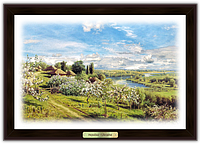 Эко-картина "Україна" - "Хутір з яблуневим цвітом"