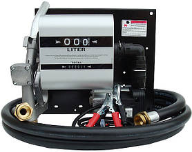 Мобільний заправний вузол для дизельного палива з витратоміром WALL TECH 85, 24В, 80 л/хв