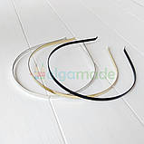 Обруч металевий 4 мм, ЗОЛОТО, фото 2