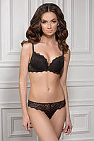 Комплект жіночої білизни push-up з мережива Jasmine 1118/59 Ciss black