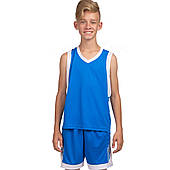 Форма баскетбольна дитяча Basketball Uniform синій-білий (LD-8017T)