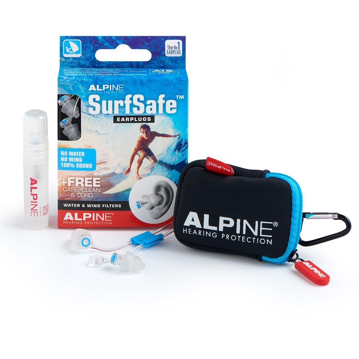 Беруши для серфинга, плавания Alpine SurfSafe + Venitex + спрей + шнур - фото 1 - id-p1041466236