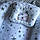 Гніздо-кокон для новонародженого 85Х40 см + подушка Зірочка сіра, фото 3