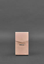 Шкіряна маленька жіноча сумка поясна/крос-боді "Mini" Рожевий