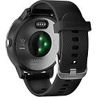 Смарт-годинник Garmin Vivoactive 3 Silver with Black Band з чорним ремінцем, фото 2