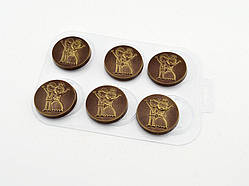 Пластикова форма для шоколаду Жіночих і наречена